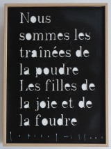 Nous sommes les trainées de la poudre